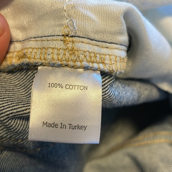 La Ligne Molly‎ High Rise Straight Jeans Women’s Size 32 Benjamin Blue Sample - Picture 12 of 13